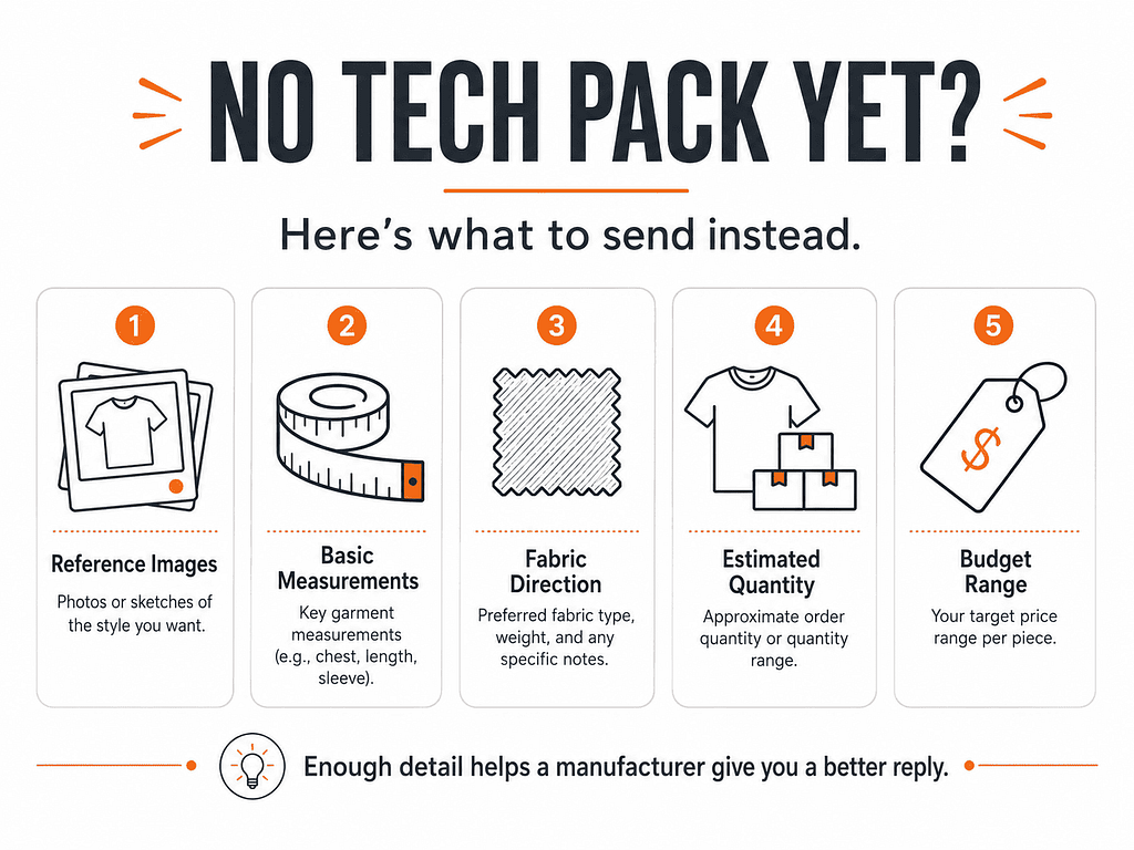 Instead of tech pack