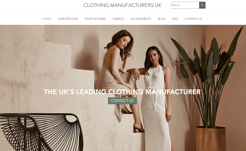 UK clothing manufacturers