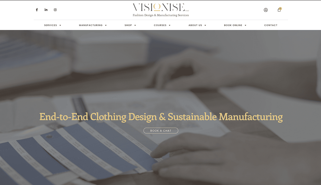 visionise - clothing manufacturers in australia