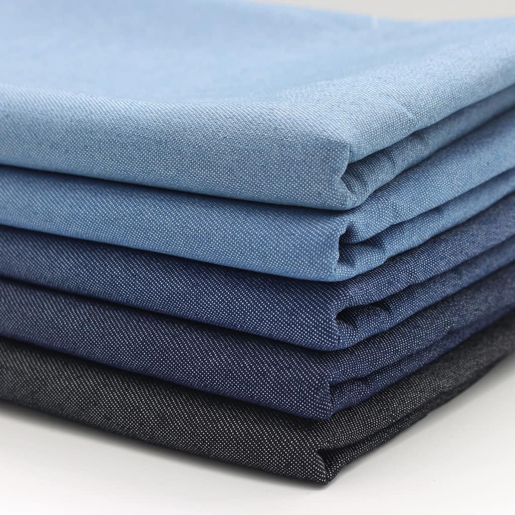 Cotton Polyester Blended Denim Fabric