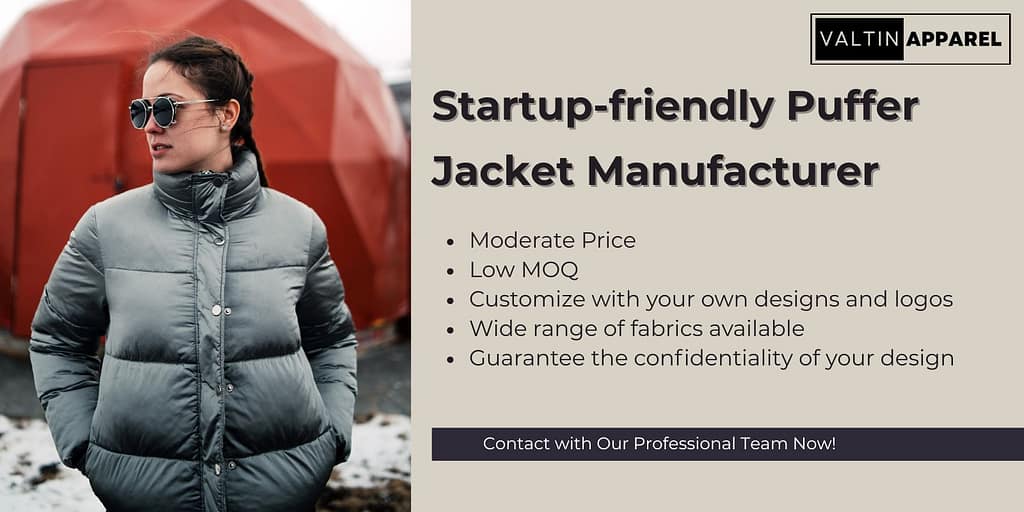 Valtin Puffer Jacket Manufacturer