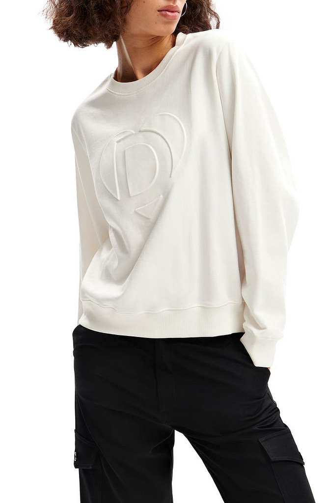 Embossed Sweatshirt