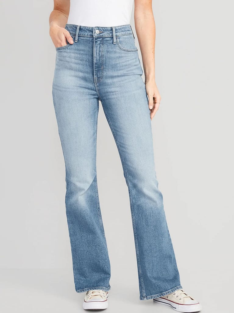 High-Waisted Flare Jeans