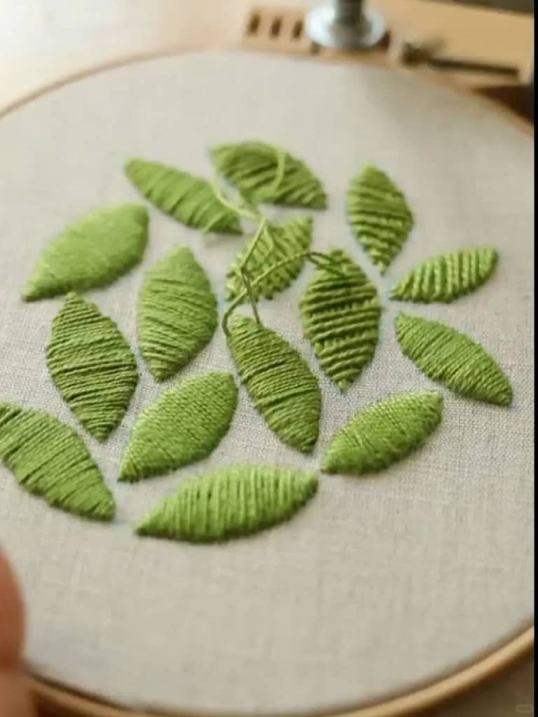 Satin Stitch Embroidery