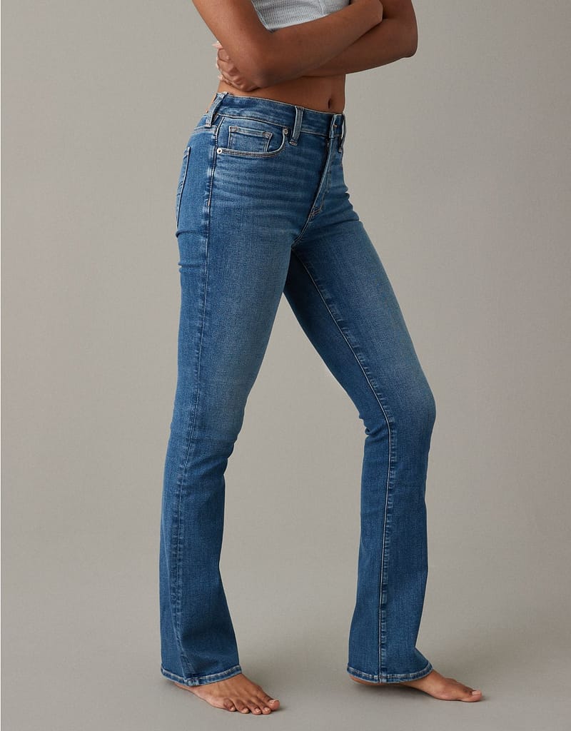 High-Waisted Bootcut Jean