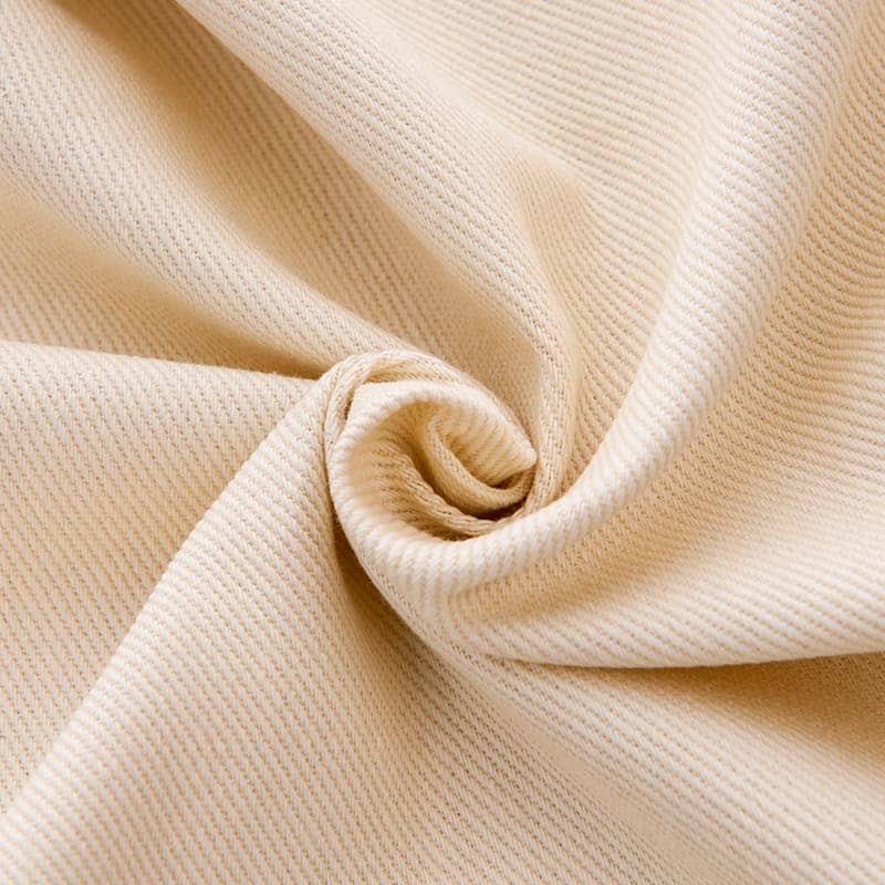 White Denim Fabric